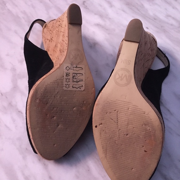 Michael Kors Black Suede Keegan Shoes - Picture 5 of 5